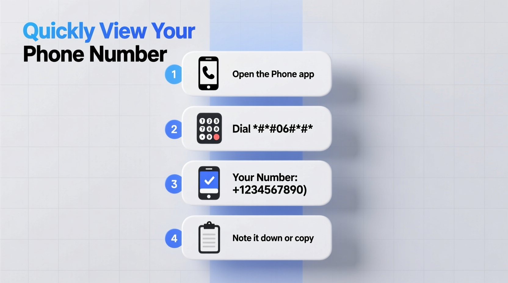 simple and quick ways to view your phone number on any device