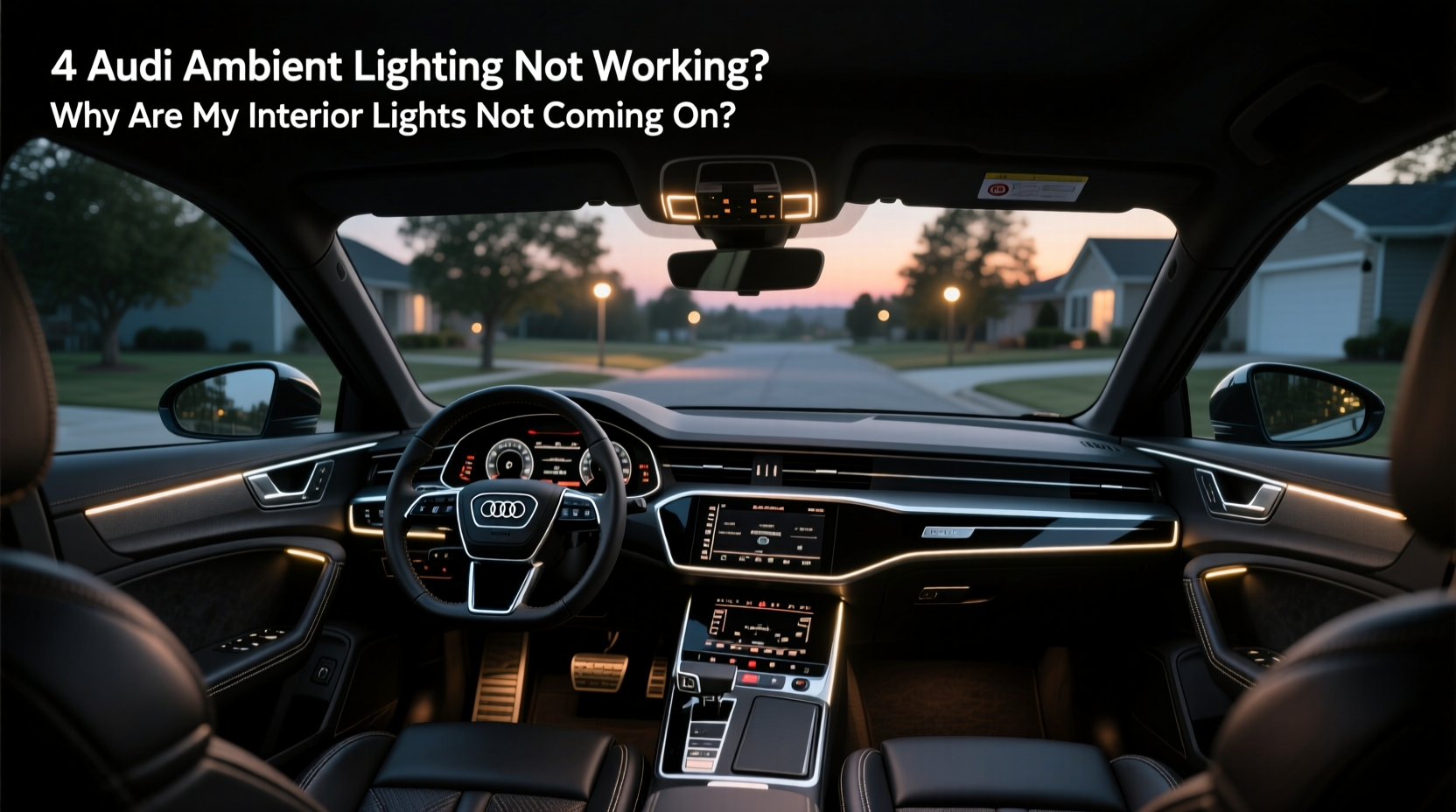How to Fix Audi Ambient Lighting Issues: A Practical Guide