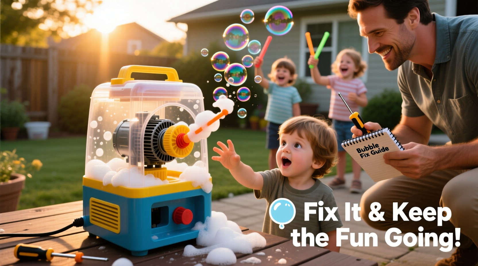 expert tips to fix a bubble machine that wont blow bubbles and keep the fun going