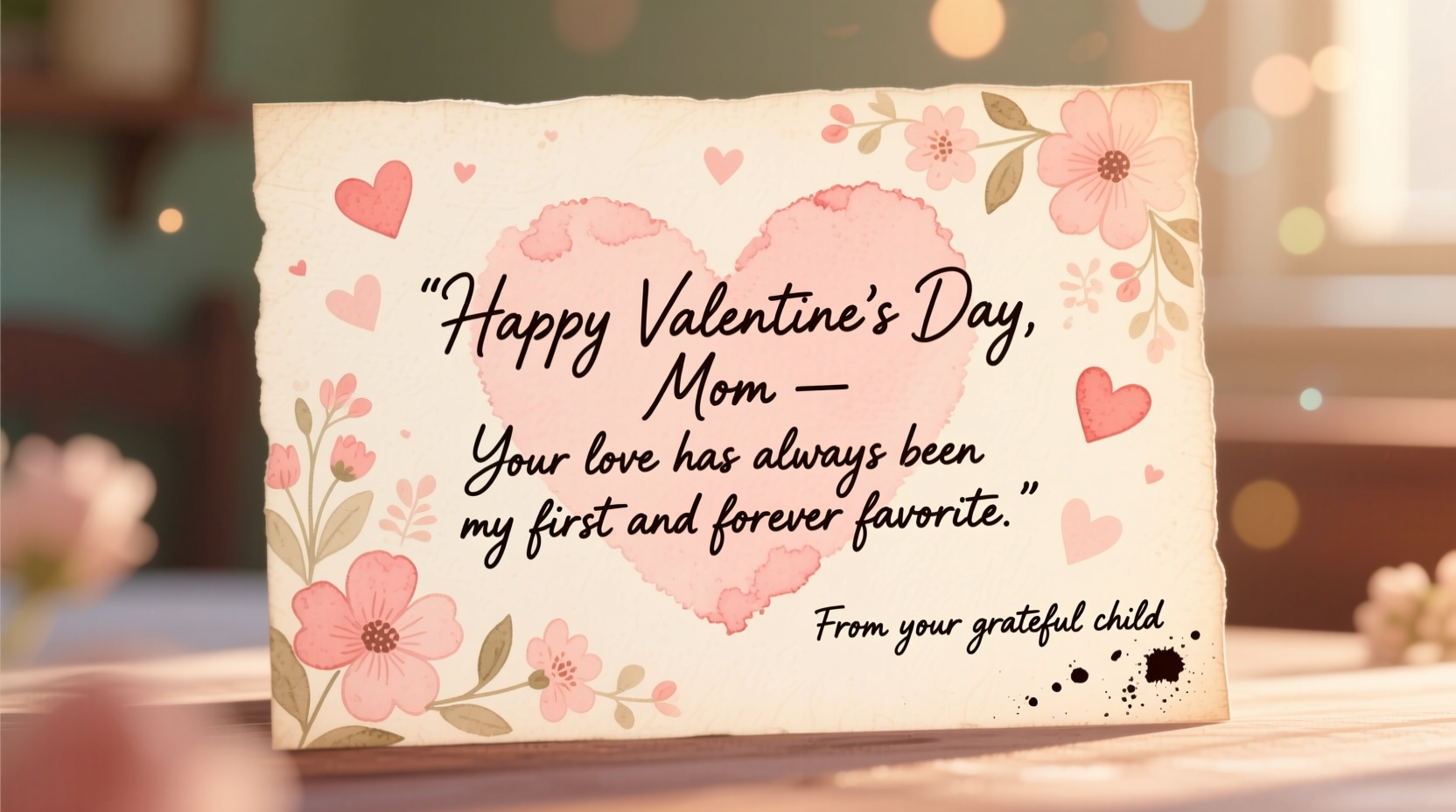 what to write to mom on valentines day