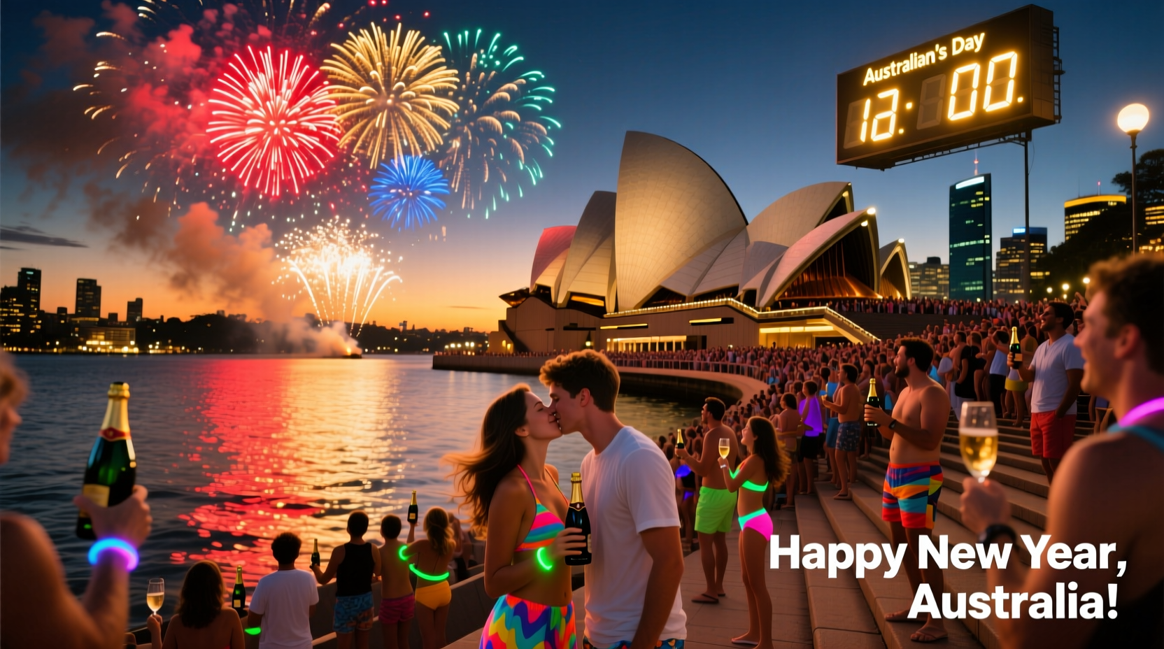 how do australian celebrate new year