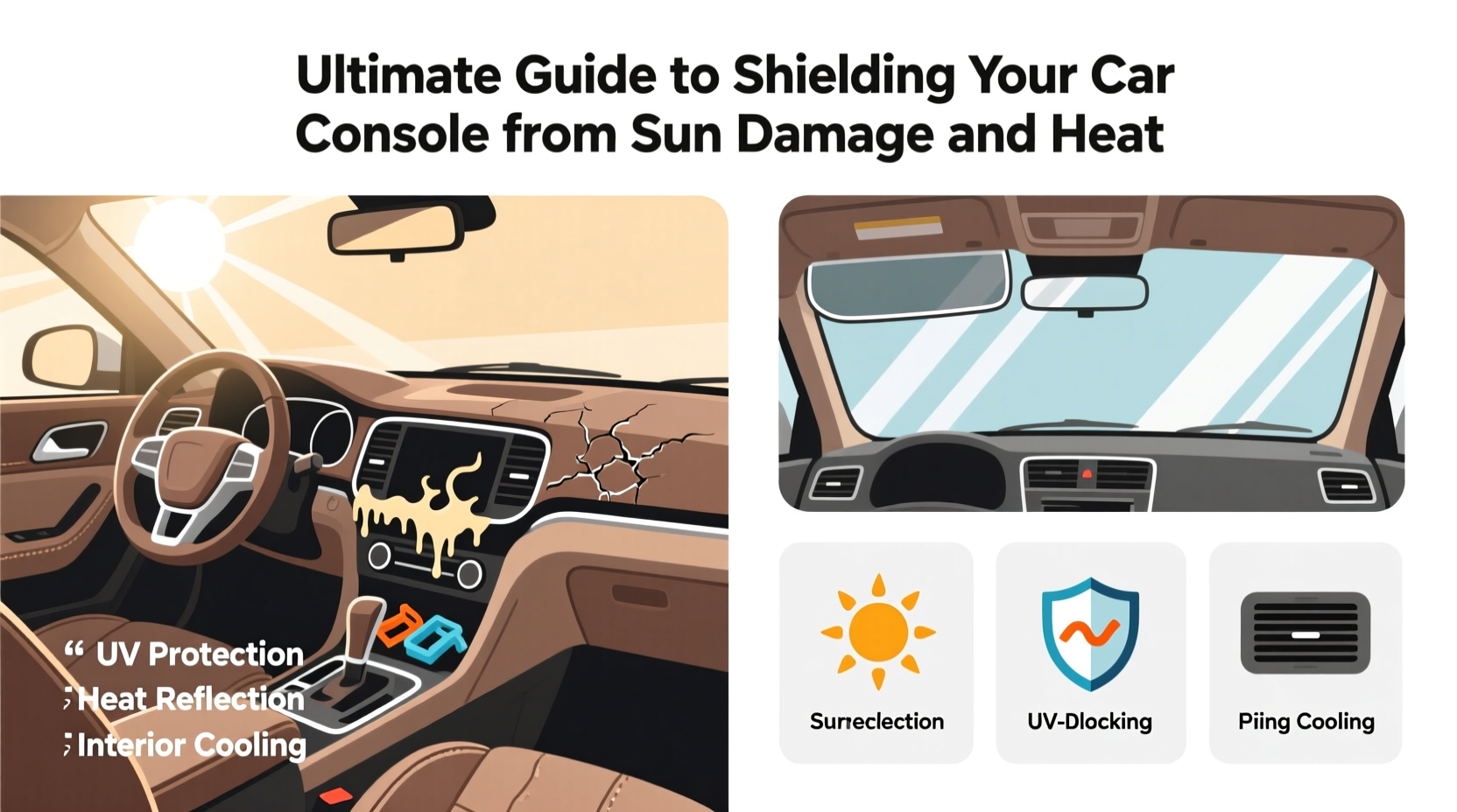 ultimate guide to shielding your car console from sun damage and heat
