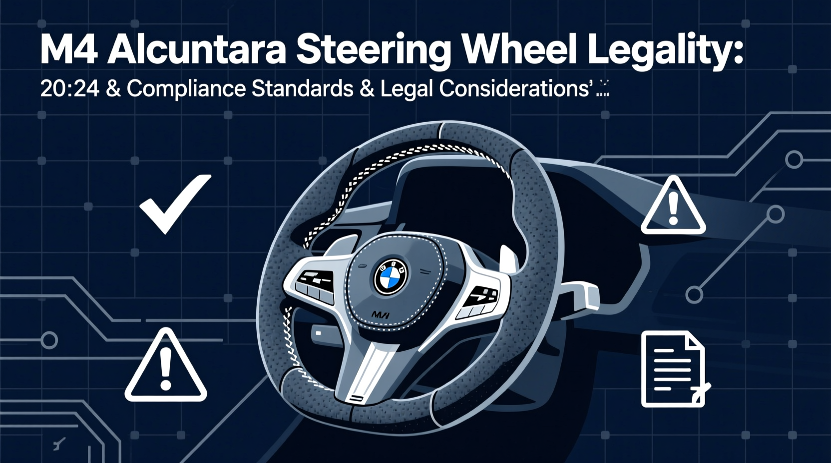 m4 alcantara steering wheel legality