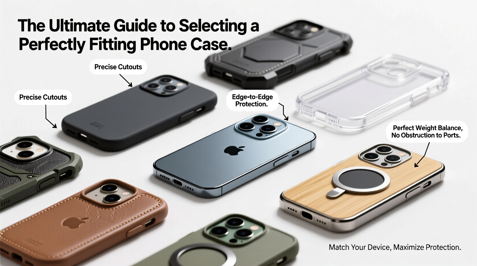 the ultimate guide to selecting a perfectly fitting phone case for your device