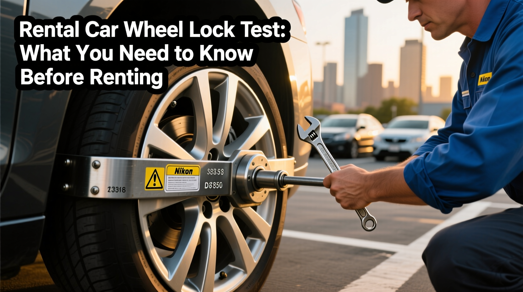 rental car wheel lock test