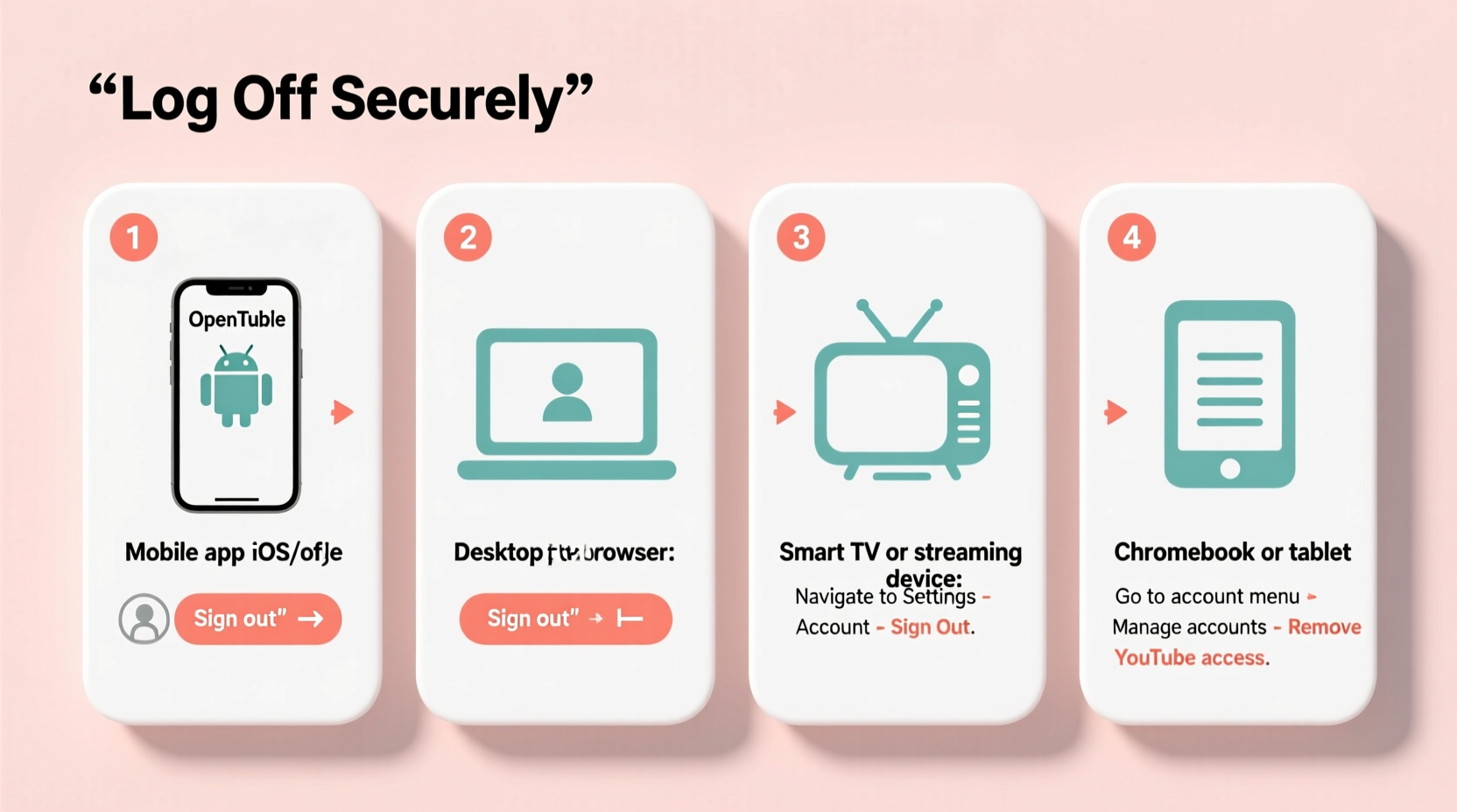 simple and secure ways to log off youtube on any device