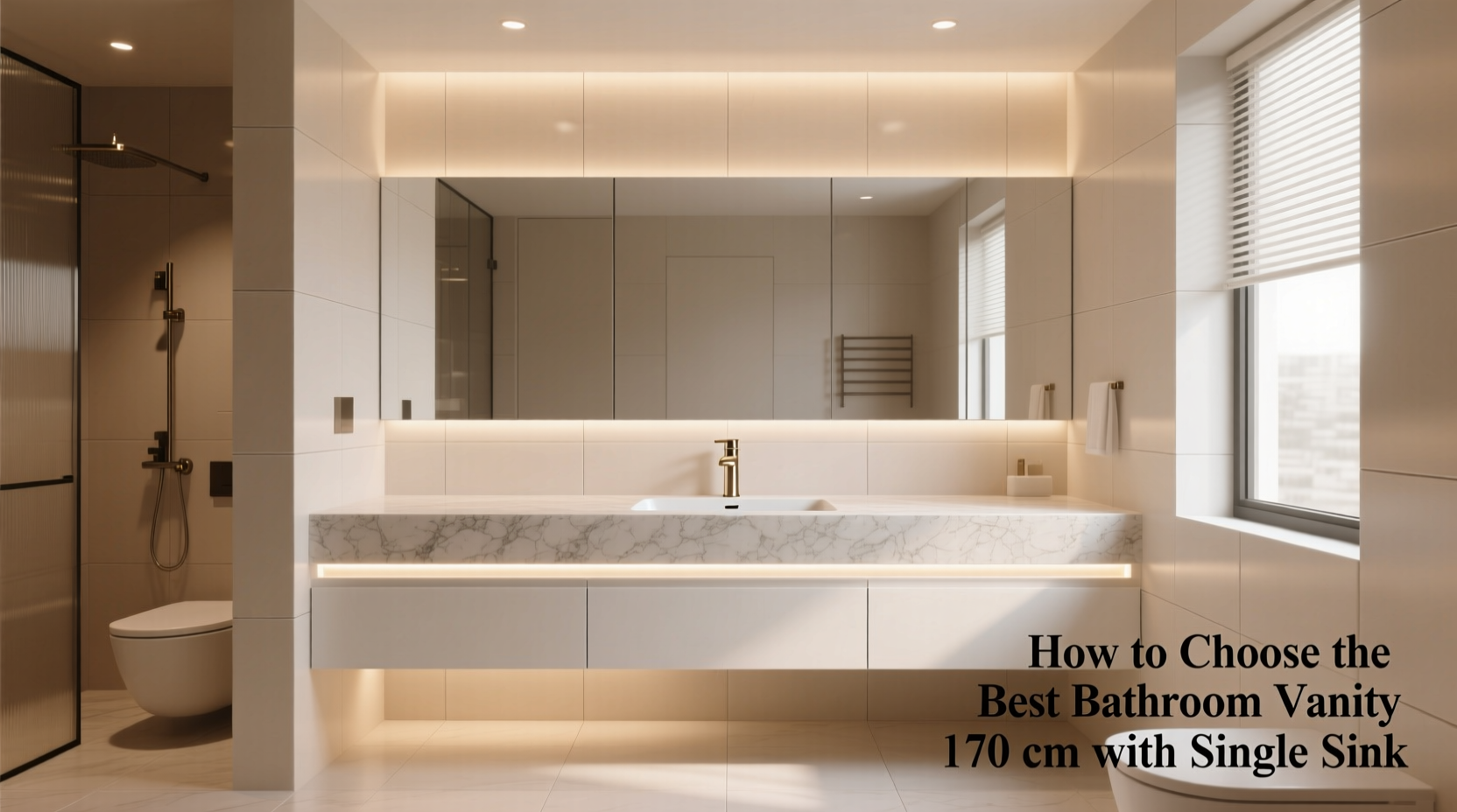 How to Choose the Best Bathroom Vanity 170 cm with Single Sink