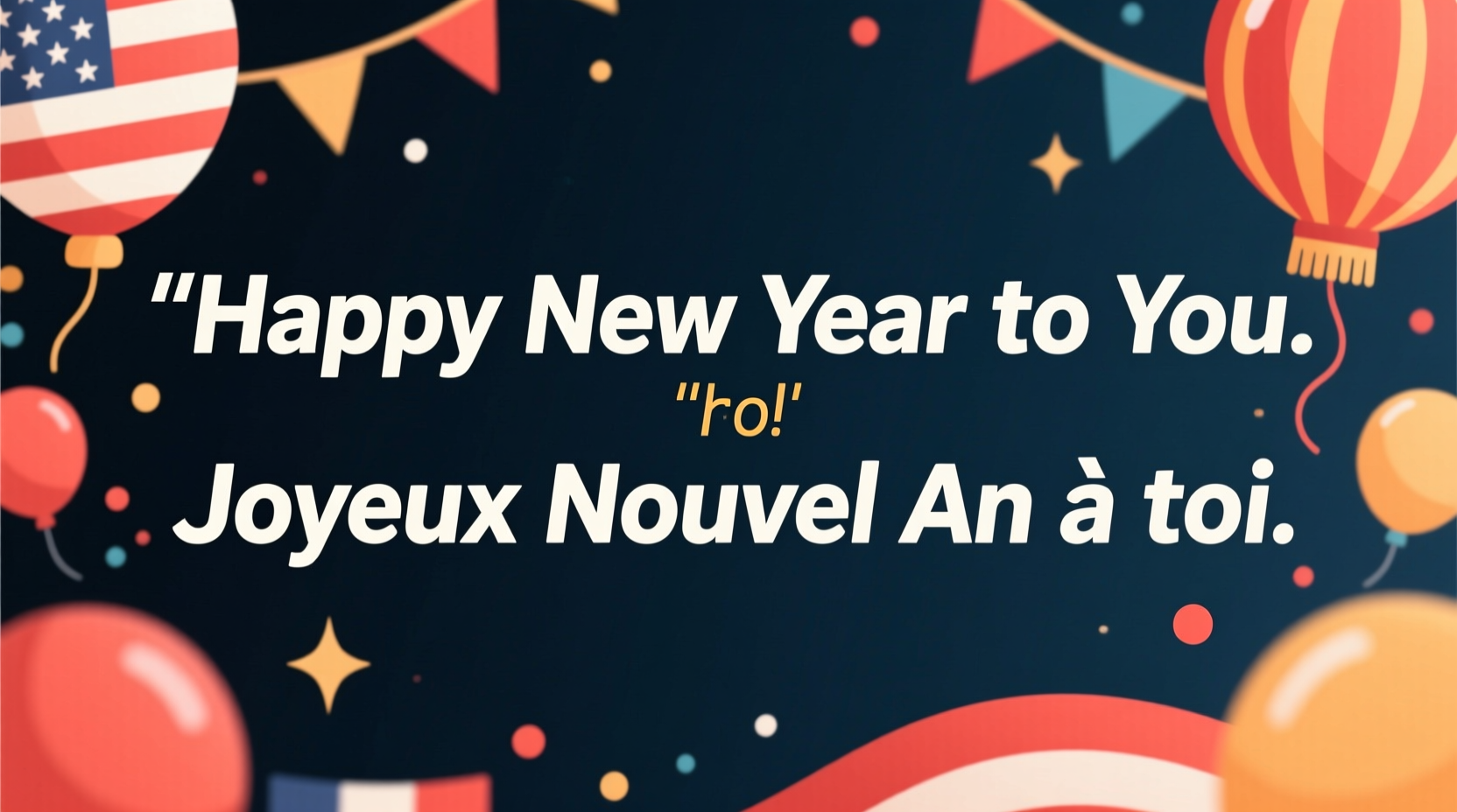 what is happy new year to you in french