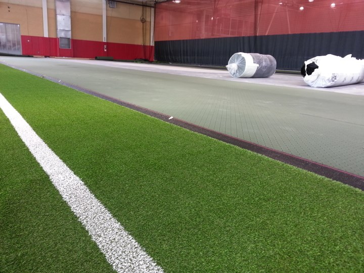 Football Field Artificial Grass Accessories 10mm Foam Turf Shock Pad
