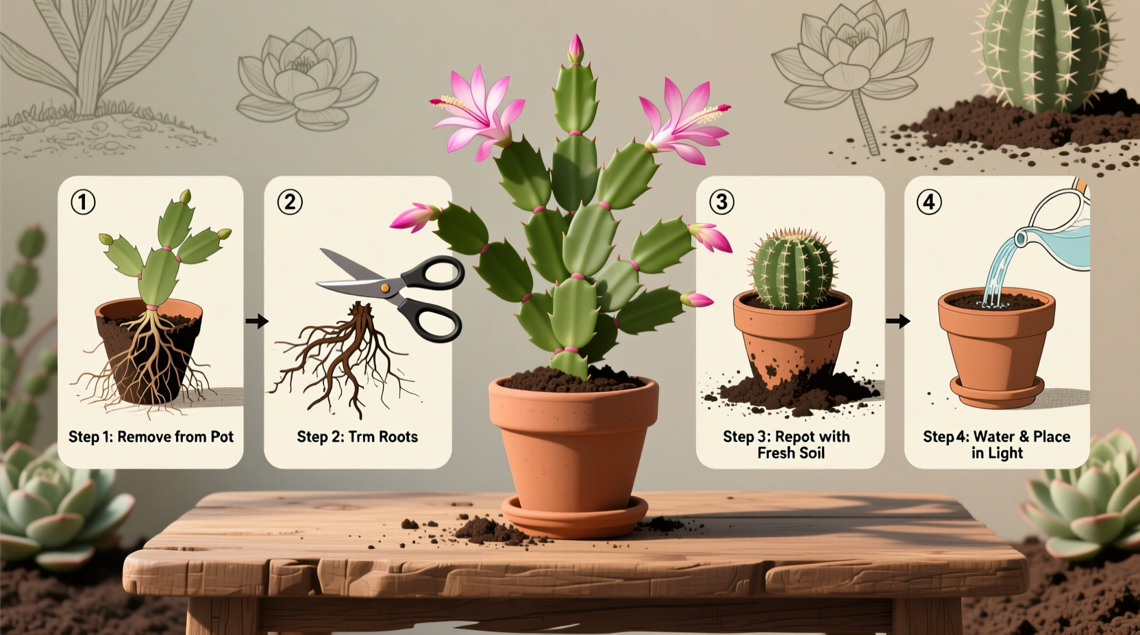 How to Transplant a Christmas Cactus: Step-by-Step Guide