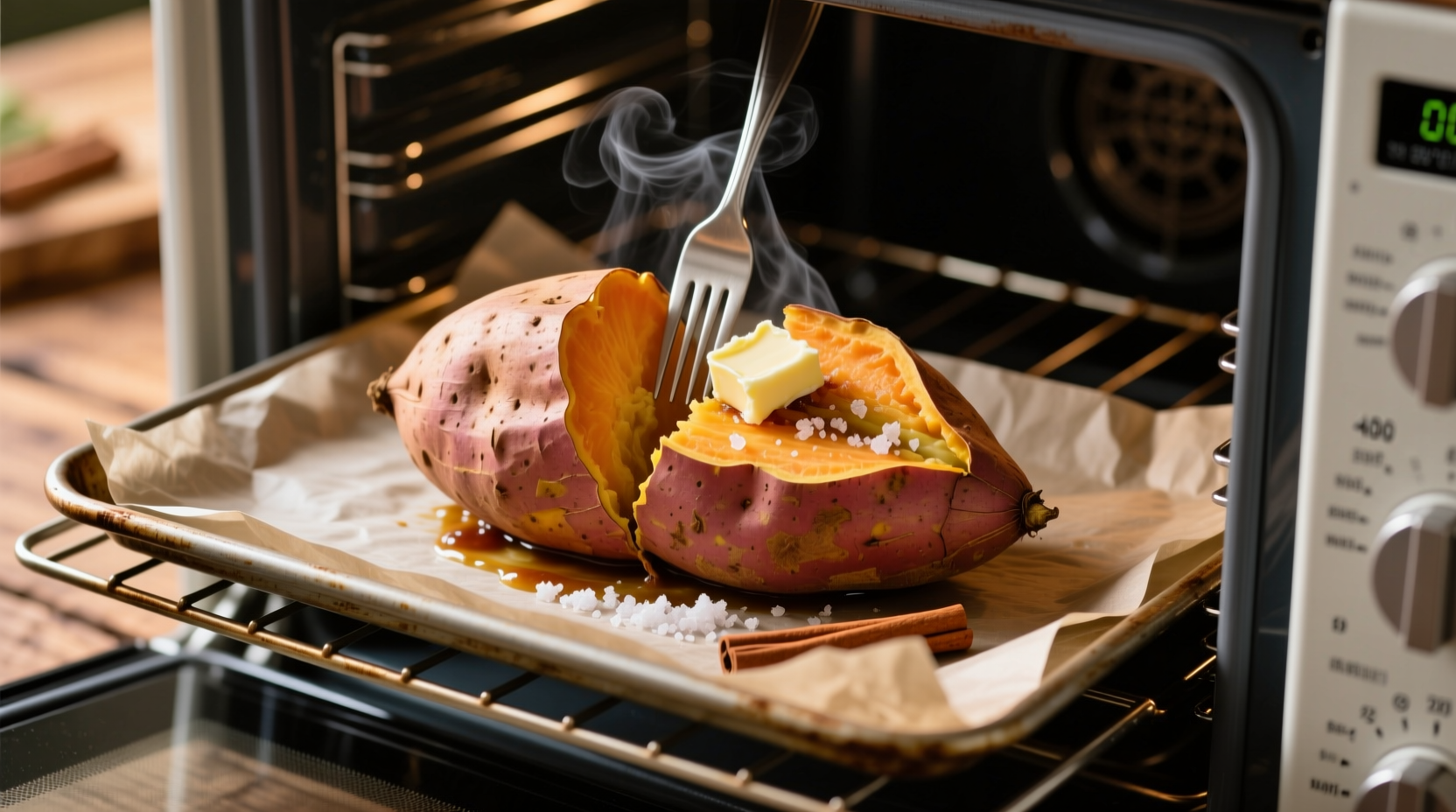 how long to bake a sweet potato at 400