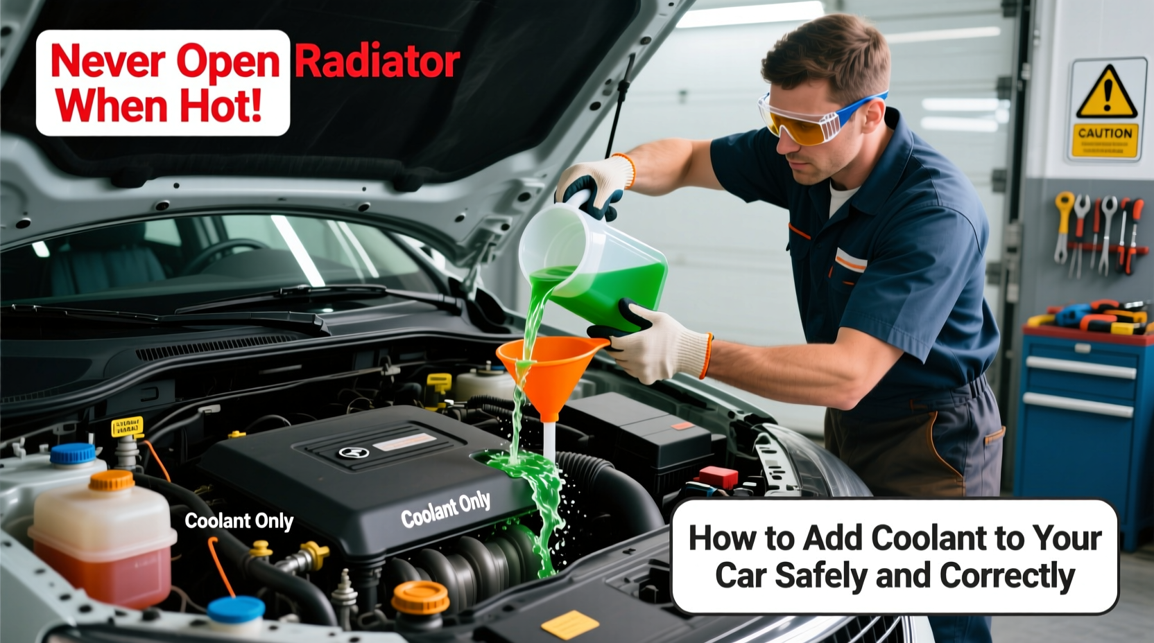 how to add coolant to your car