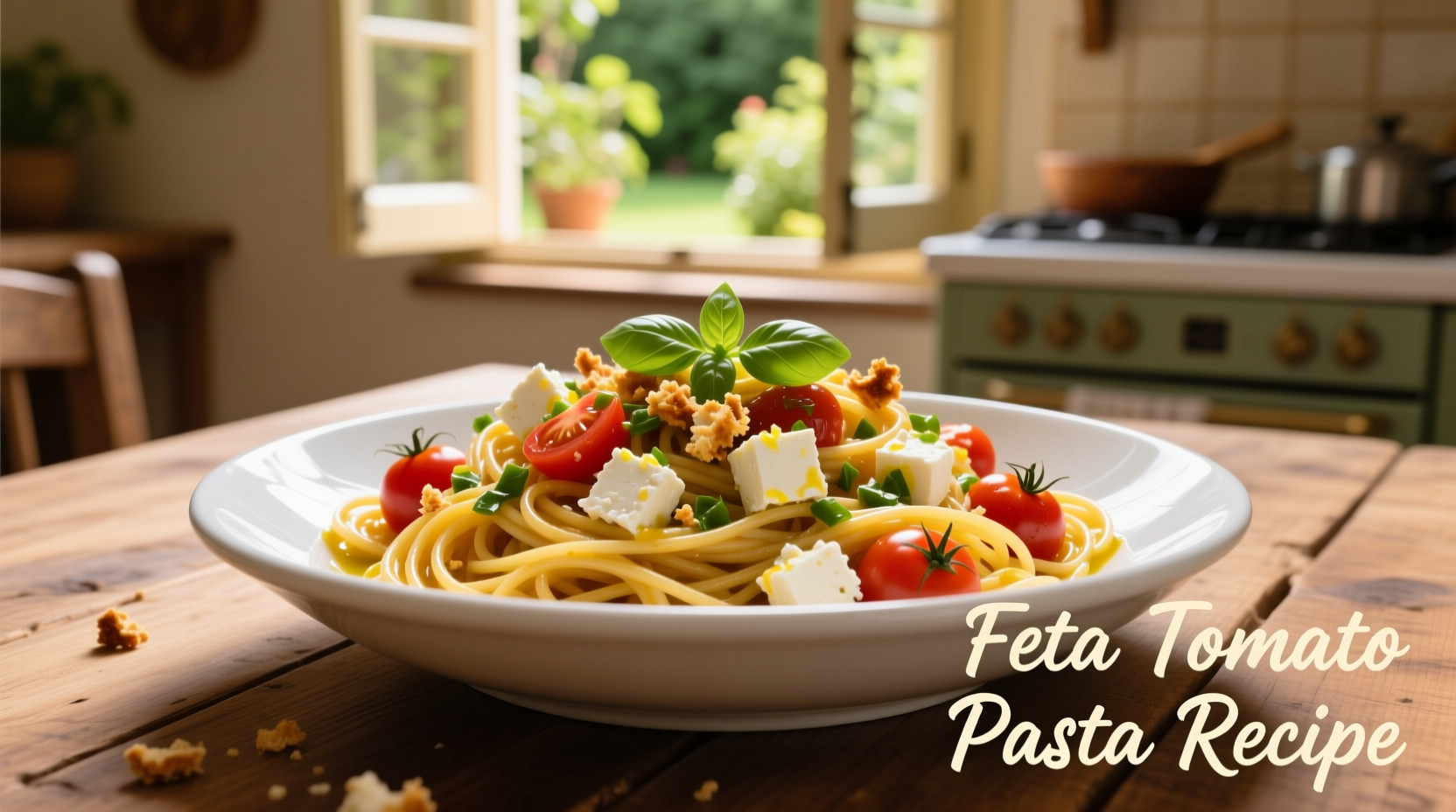 Creamy Feta Tomato Pasta Recipe in 25 Minutes
