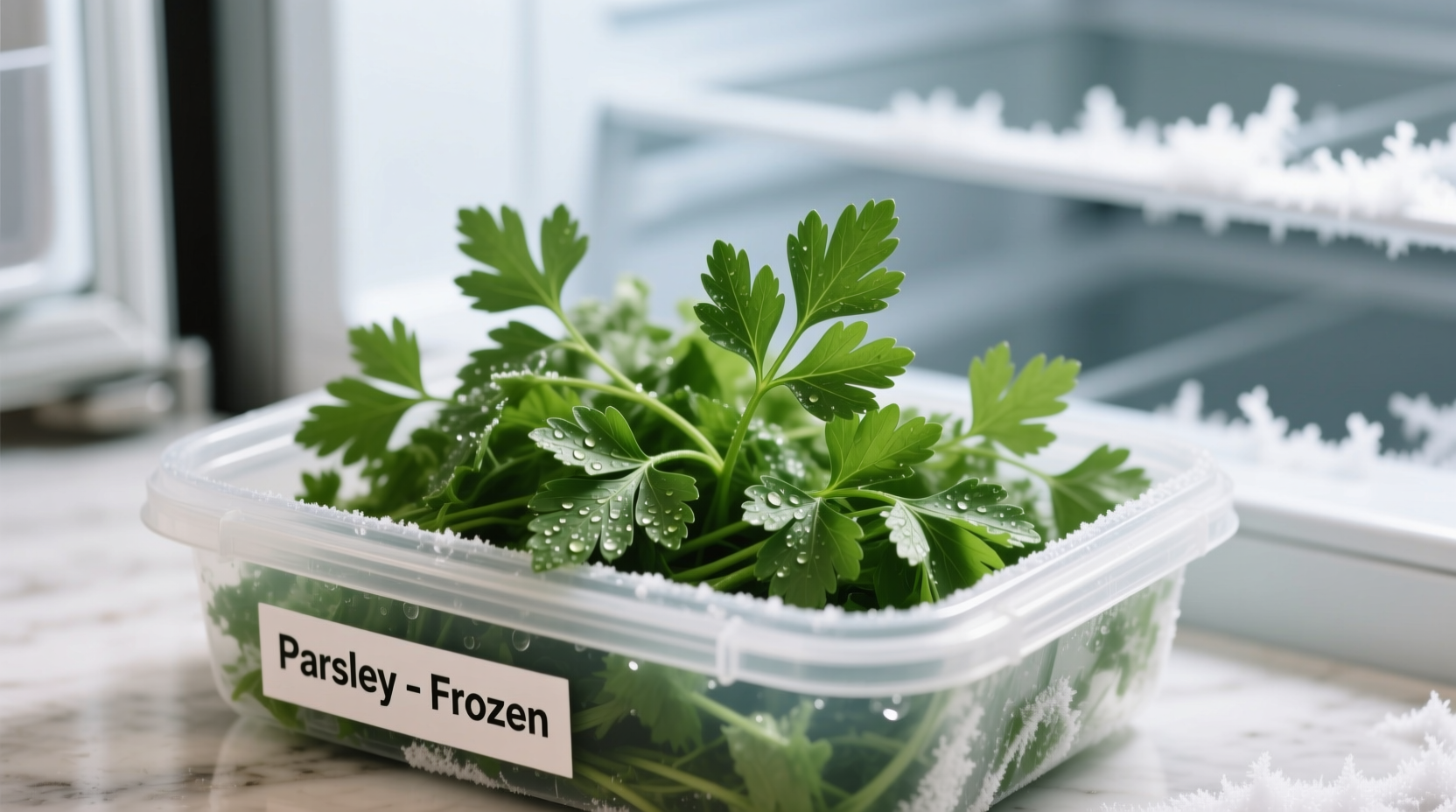 can i freeze parsley
