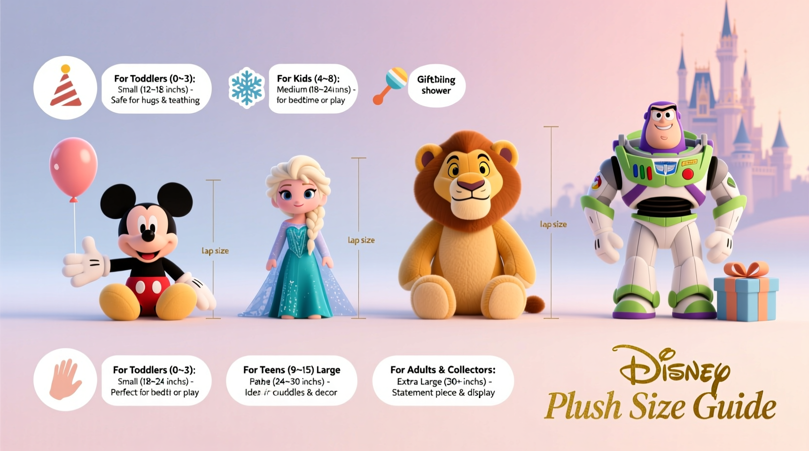 how to choose the best disney plush size for every age and occasion