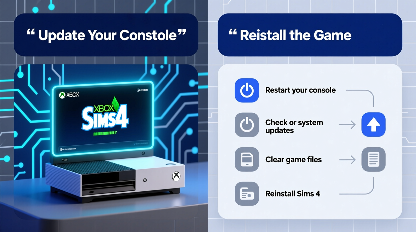 sims 4 crashing on xbox causes troubleshooting tips