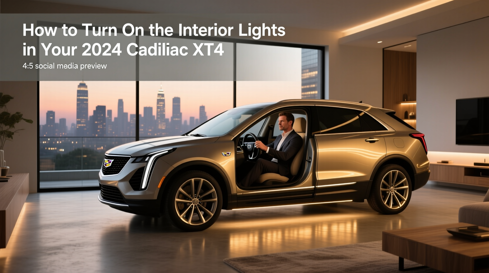 How to Turn On Interior Lights in Cadillac XT4: A 2024 Guide