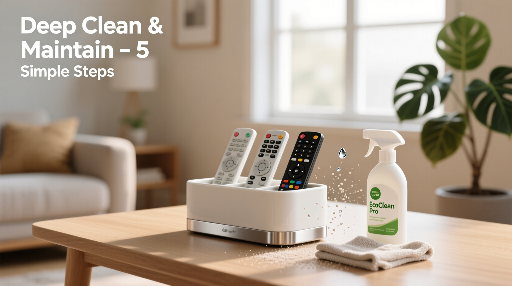 effective methods to deep clean and maintain your remote control holder for lasting freshness