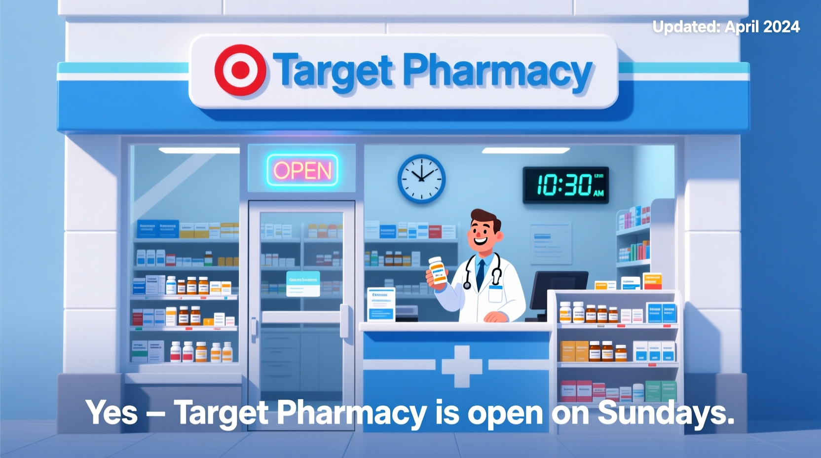 is target pharmacy open on sundays