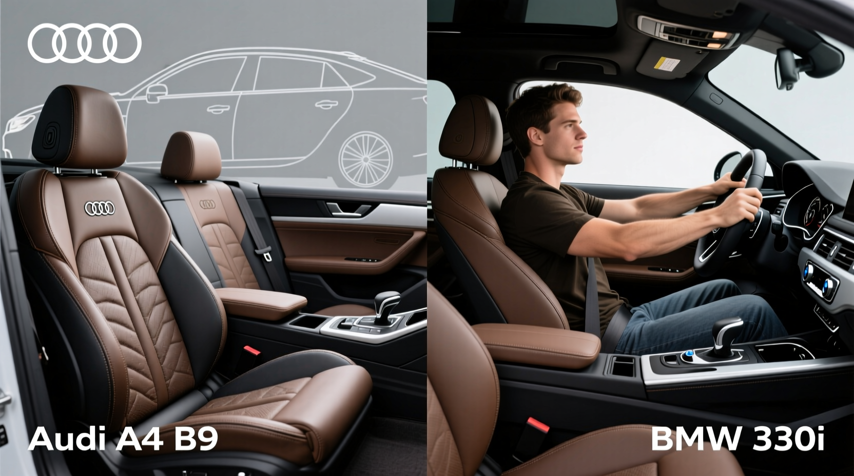 Audi A4 B9 vs BMW 330i Seats: Comfort, Support & Real-World Comparison