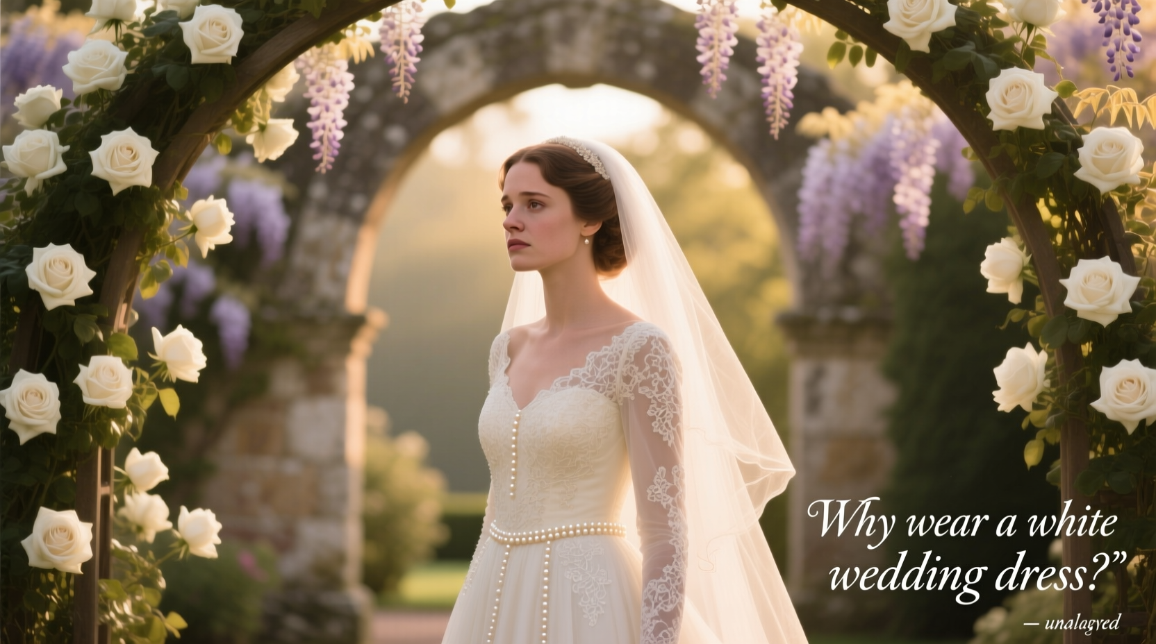 why wear a white wedding dress
