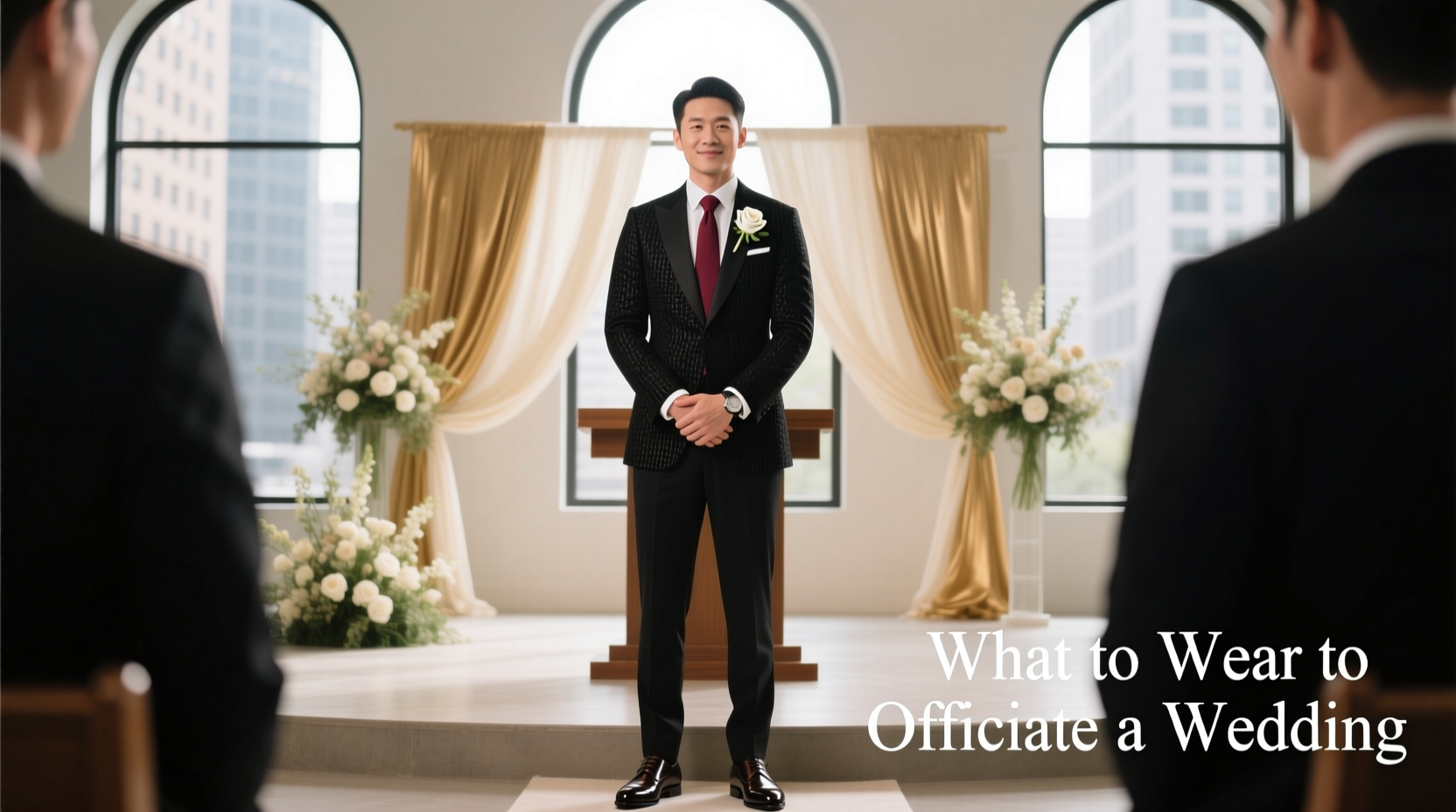 what to wear to officiate a wedding