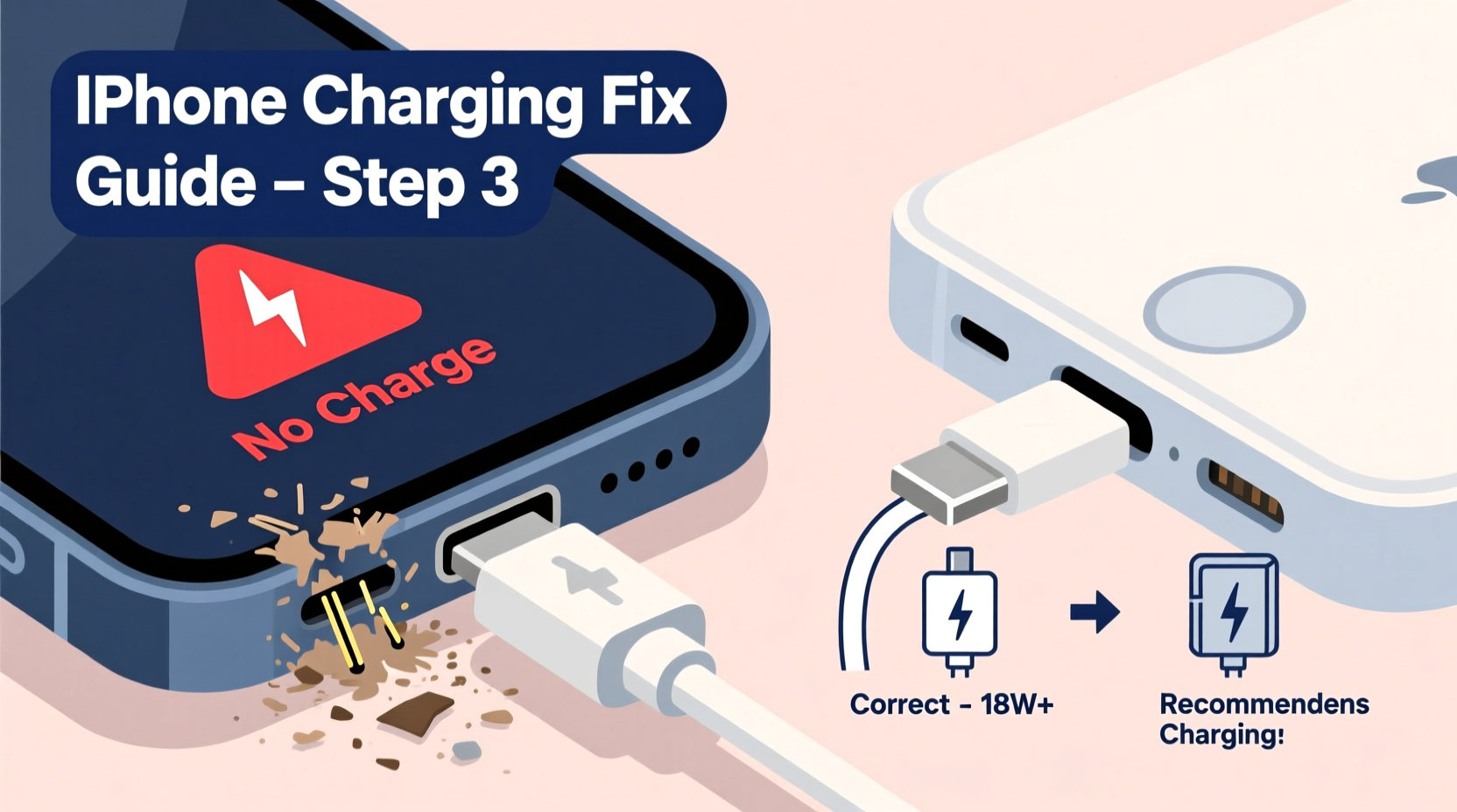 iphone not charging troubleshoot fix charging issues 3