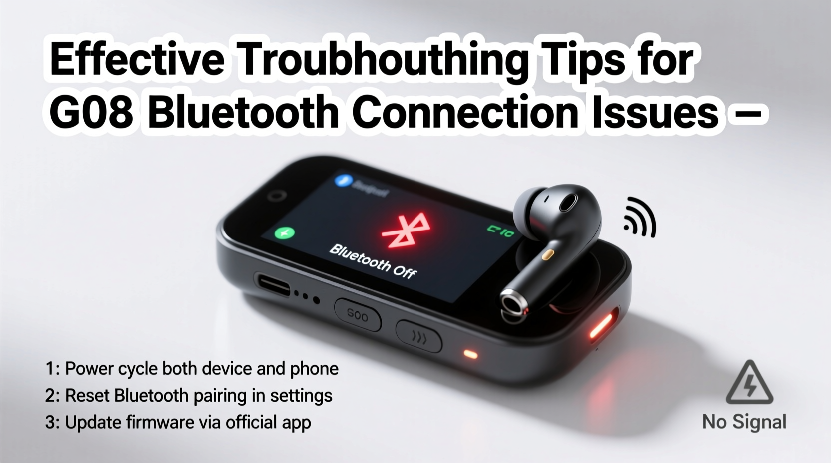 effective troubleshooting tips for smart translation g08 bluetooth connection issues