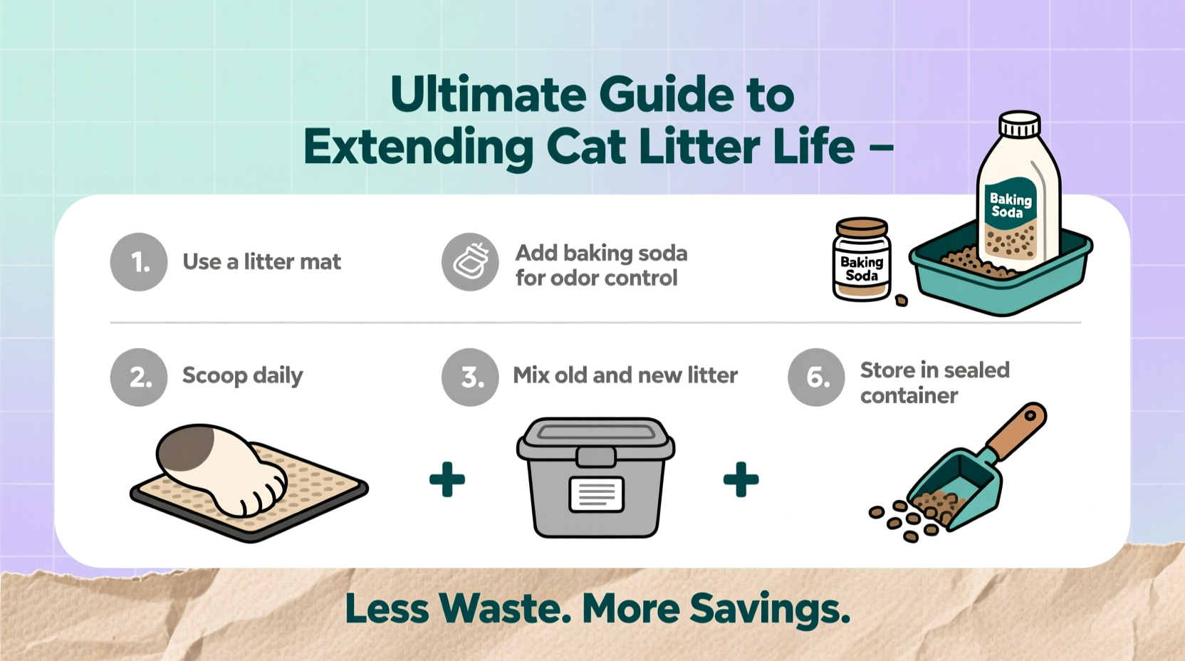 ultimate guide to extending cat litter life practical tips for less waste and more savings