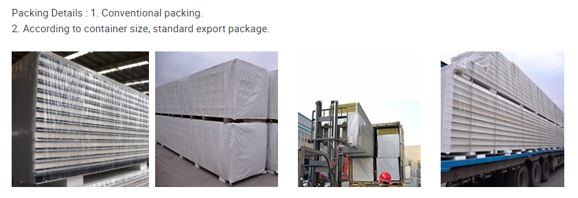 لوحات ساندويتش EPS مخصصة للحريق لوحة البوليسترين الموسعة المقاومة للحريق 4