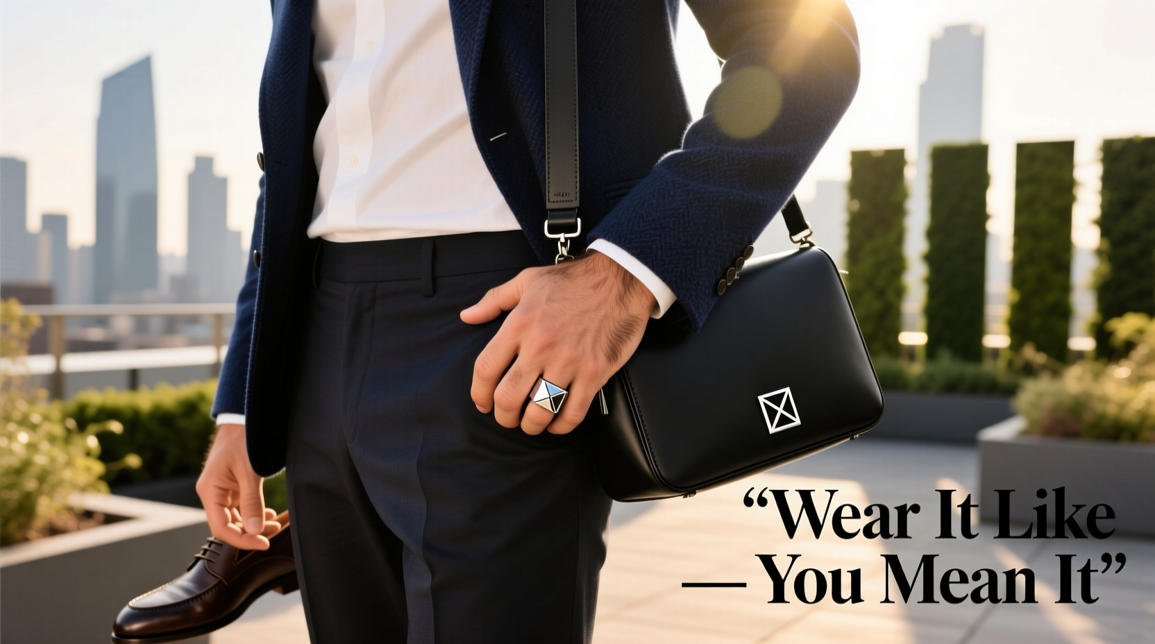 styling tips for men how to wear a baguette cross ring with confidence and flair