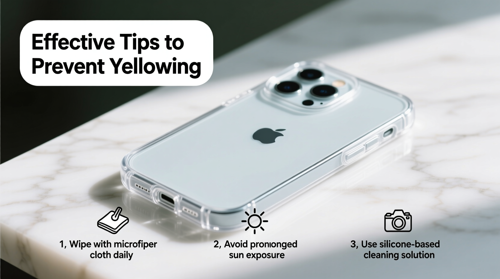 effective tips to clean and maintain a transparent iphone case to prevent yellowing