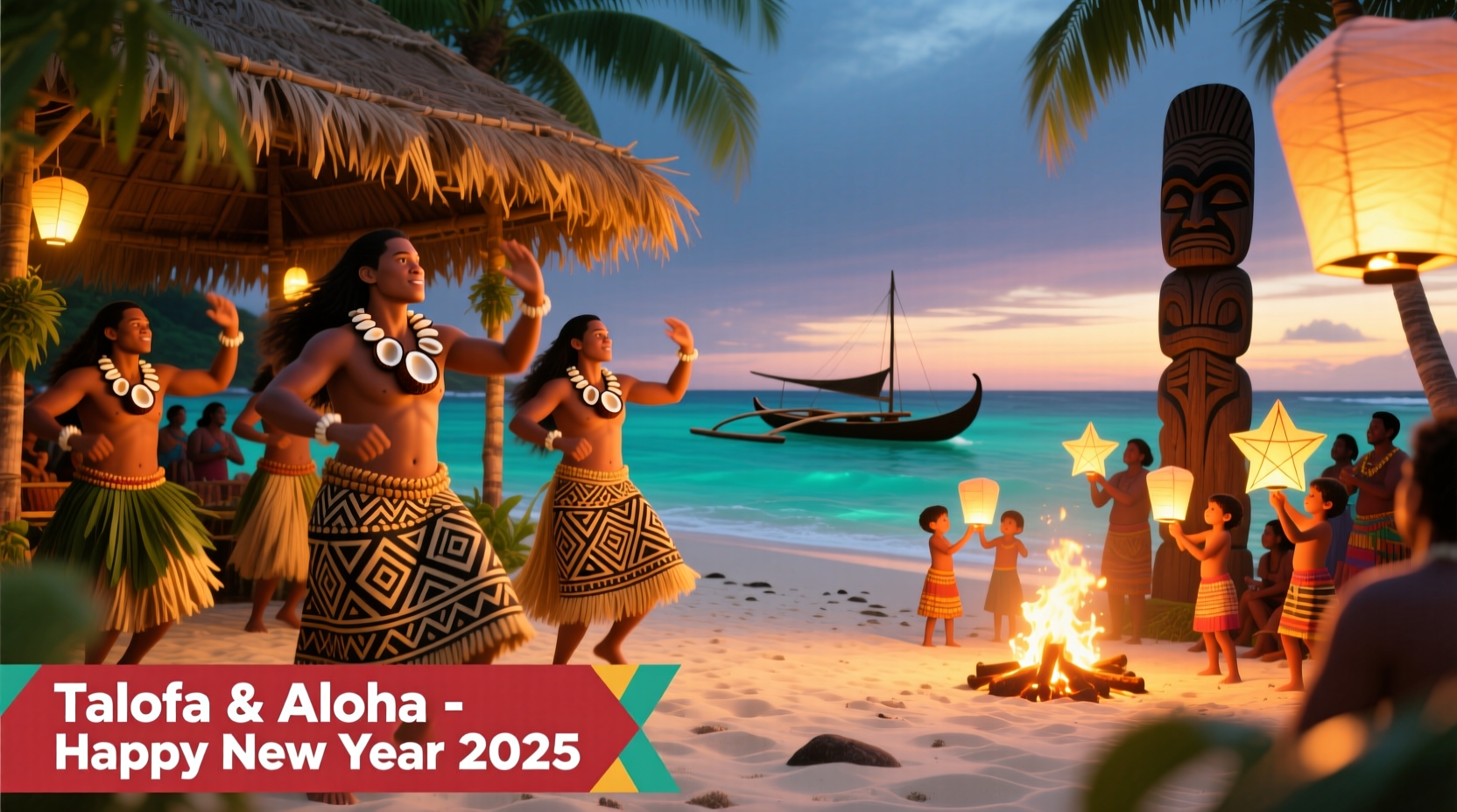 where is first new year in the world