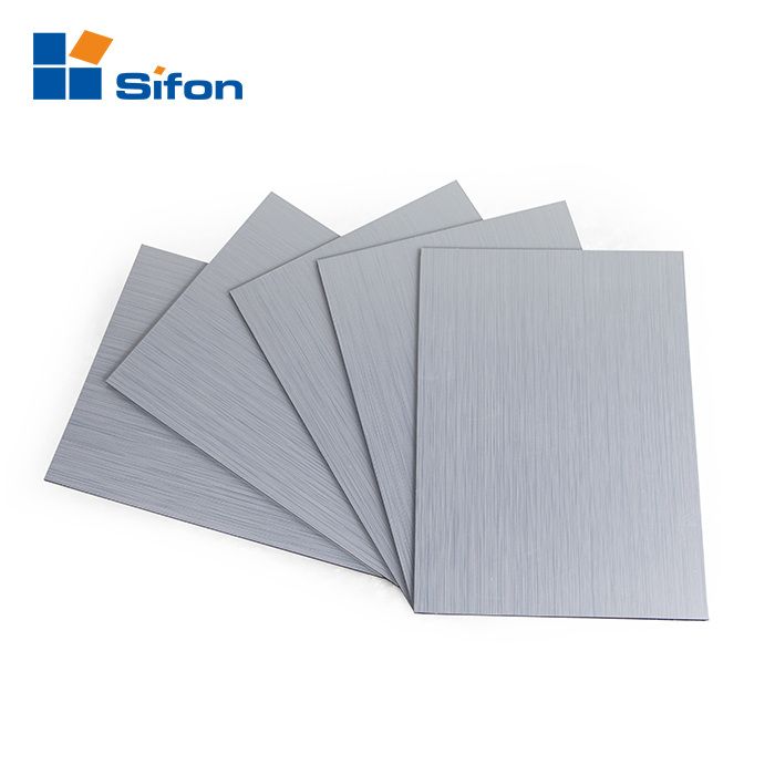 Auland ACM material class fireproof brushed aluminum composite panel