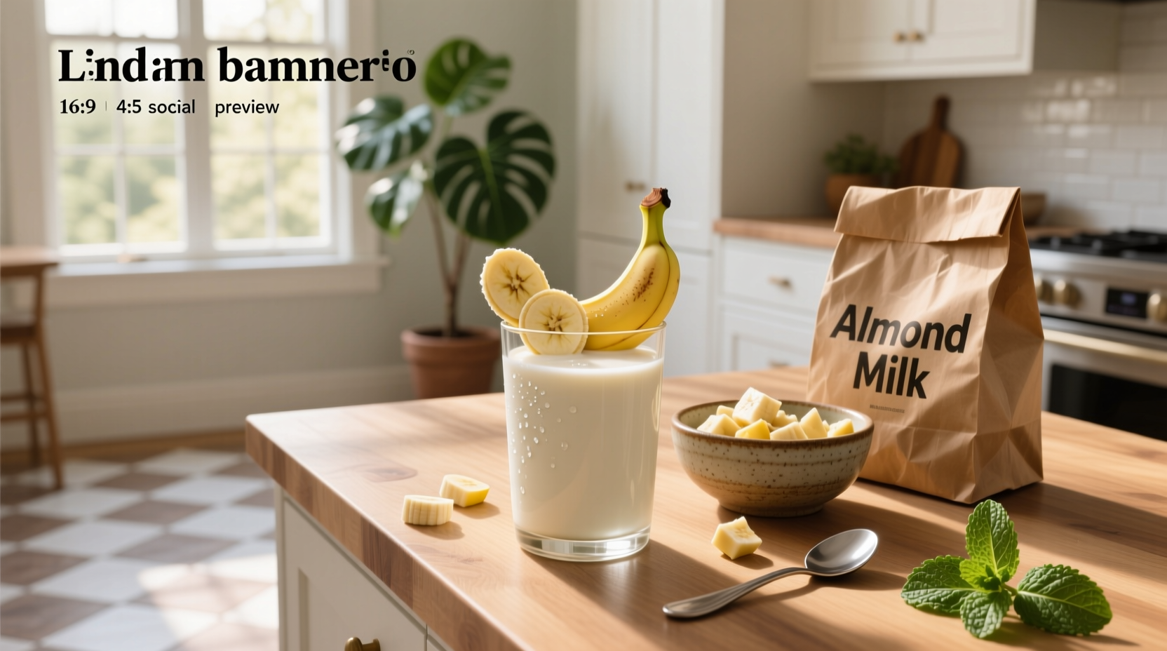 almond milk with banana guide