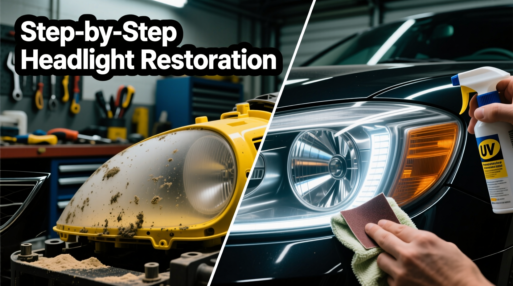 how to find the best way to clean head lights for clear bright driving