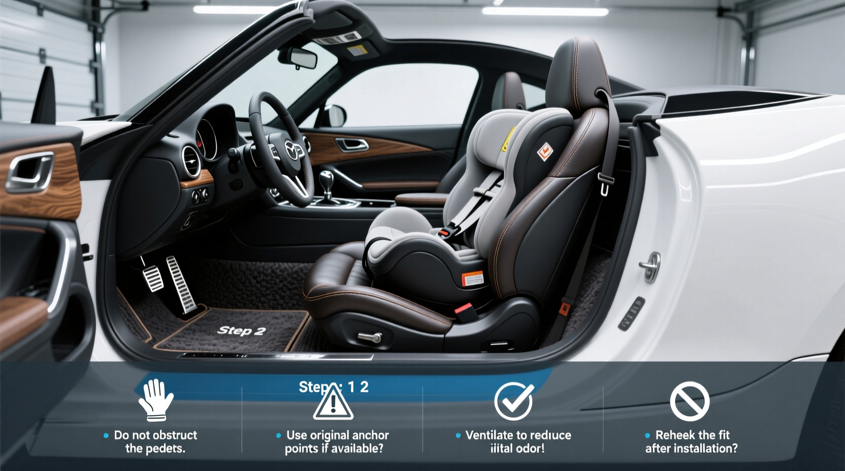 mazda mx 5 child car seat