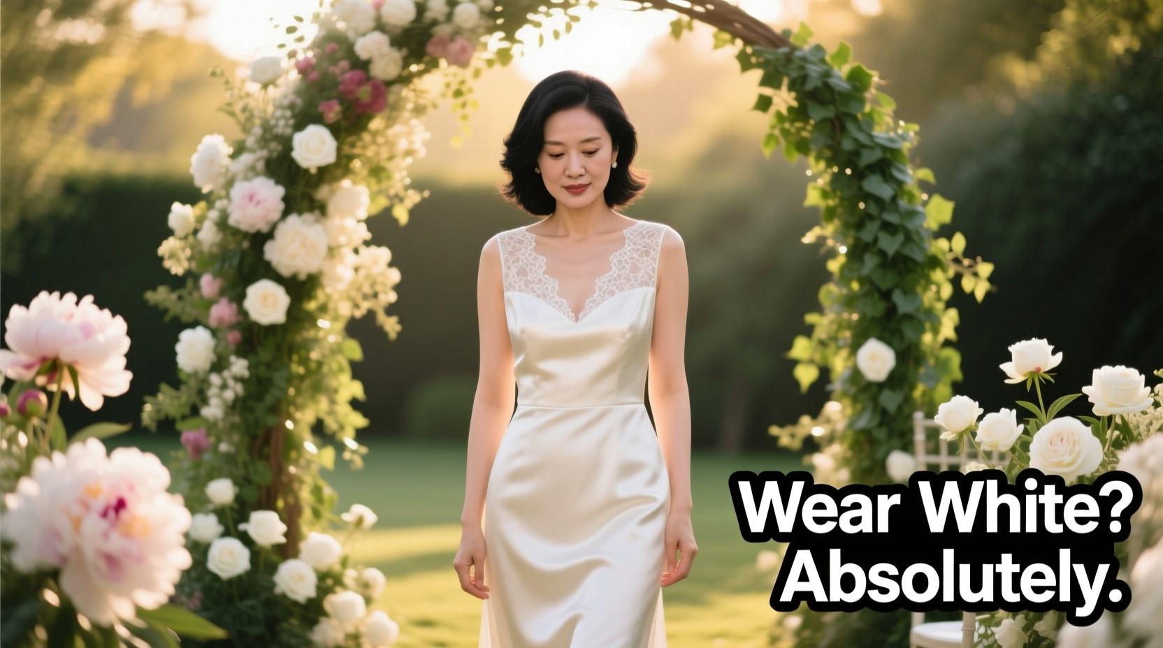 can you wear white at a wedding