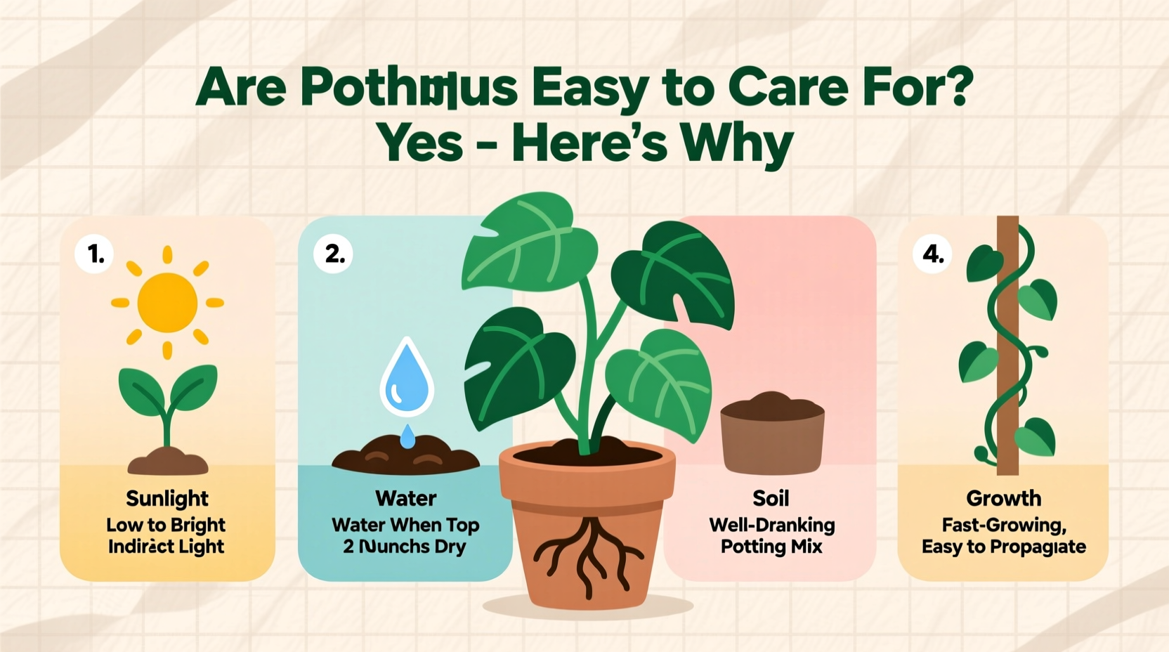 are pothos easy to care for