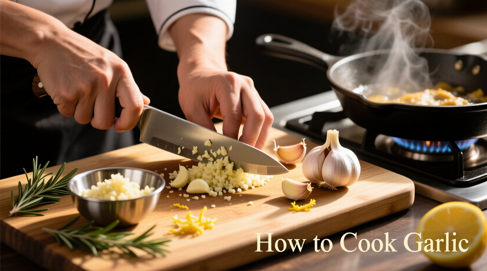 how cook garlic