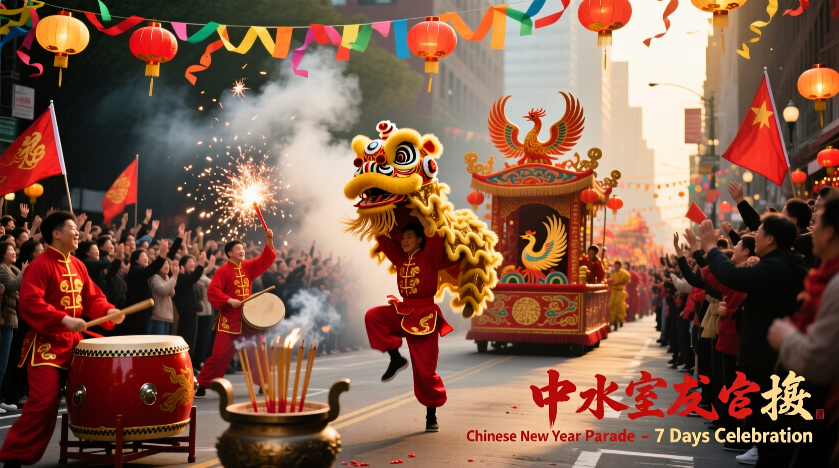 how long is chinese new year parade