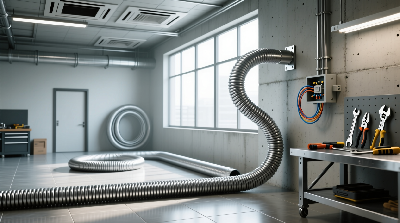 35mm flexible corrugated conduit guide