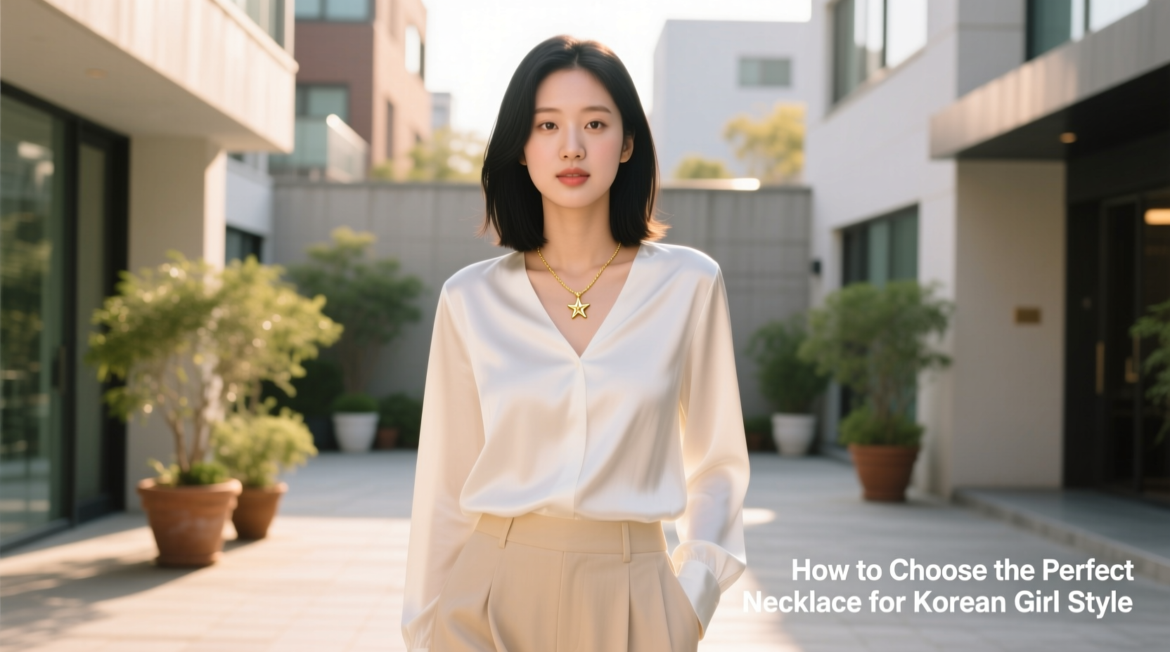 how to choose the perfect necklace to complement korean girl style effortlessly