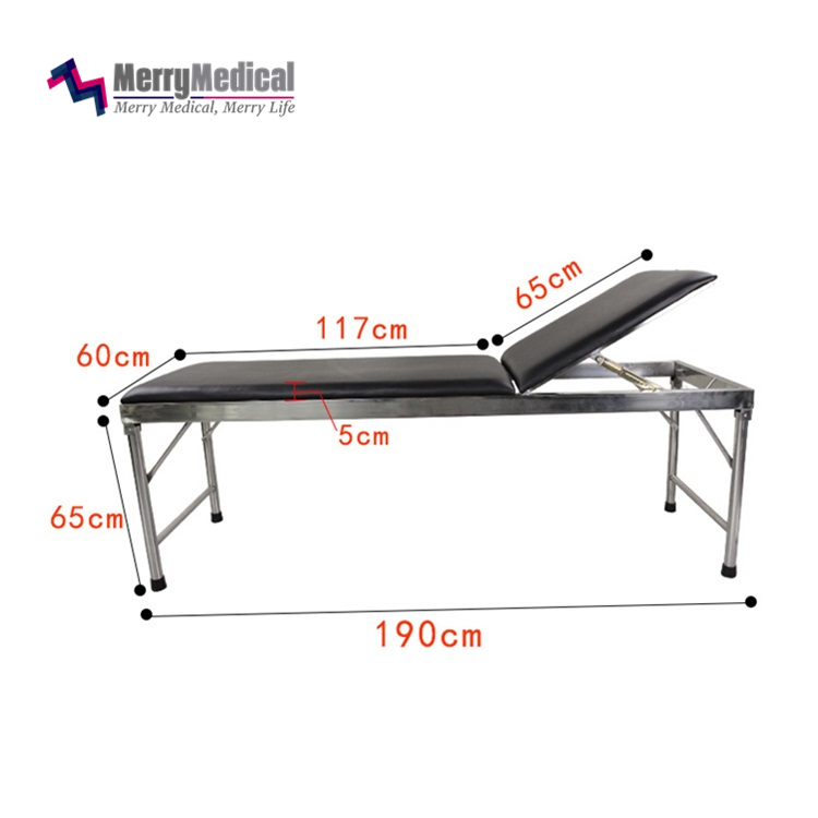 Headrest doctor examination table bed Stainless steel Healthcare equipment