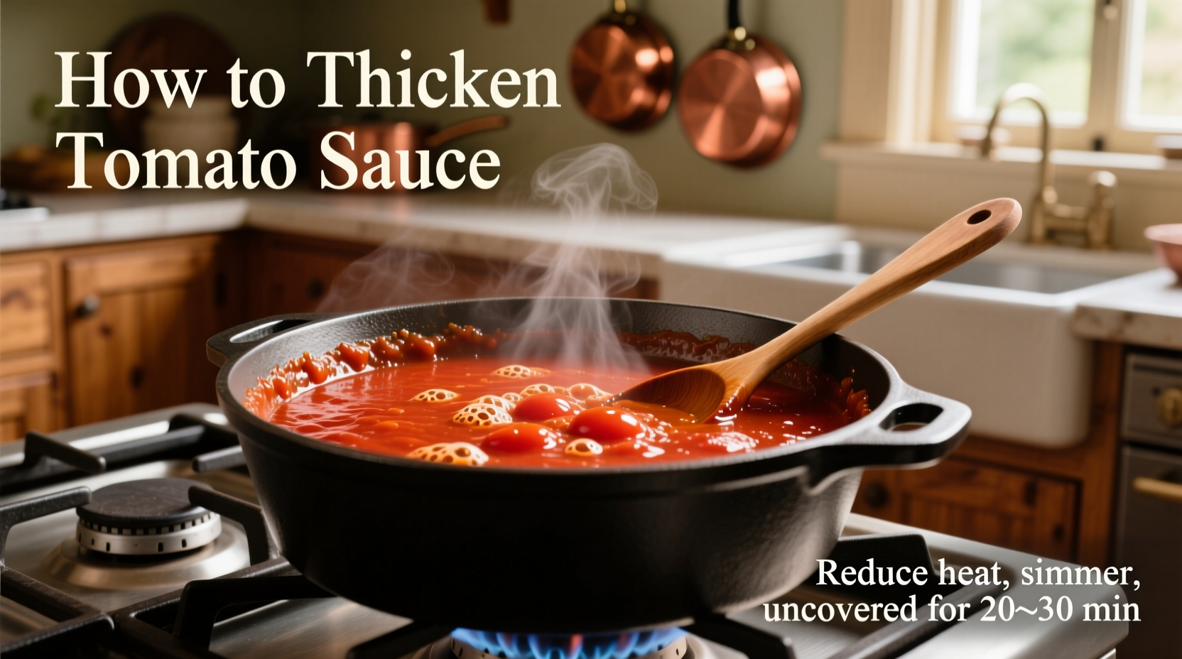how do you thicken tomato sauce