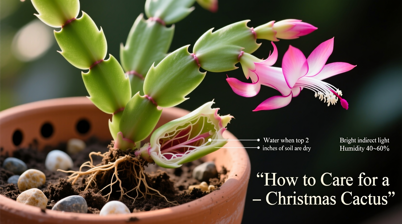 how do i take care of a christmas cactus