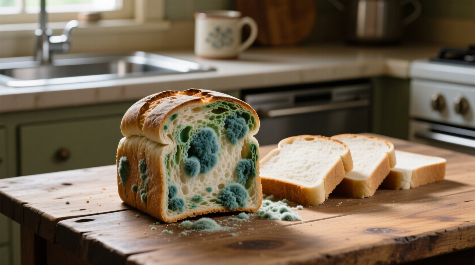 what to do if one slice of bread is moldy
