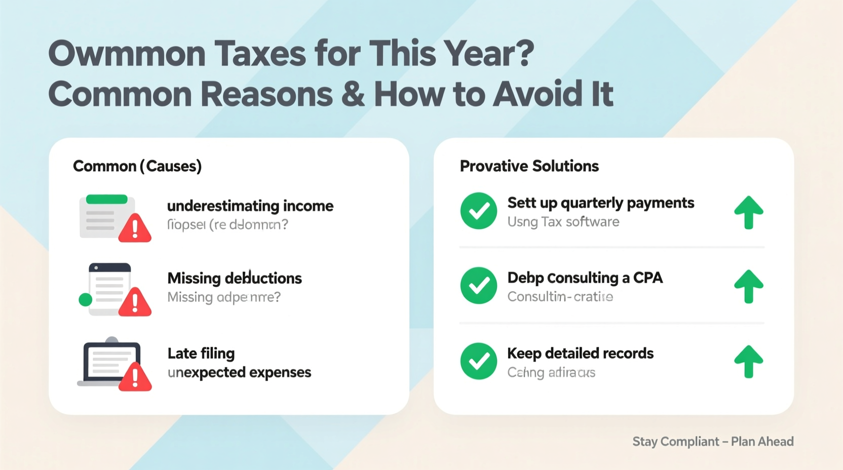 owe taxes this year common reasons how to avoid it