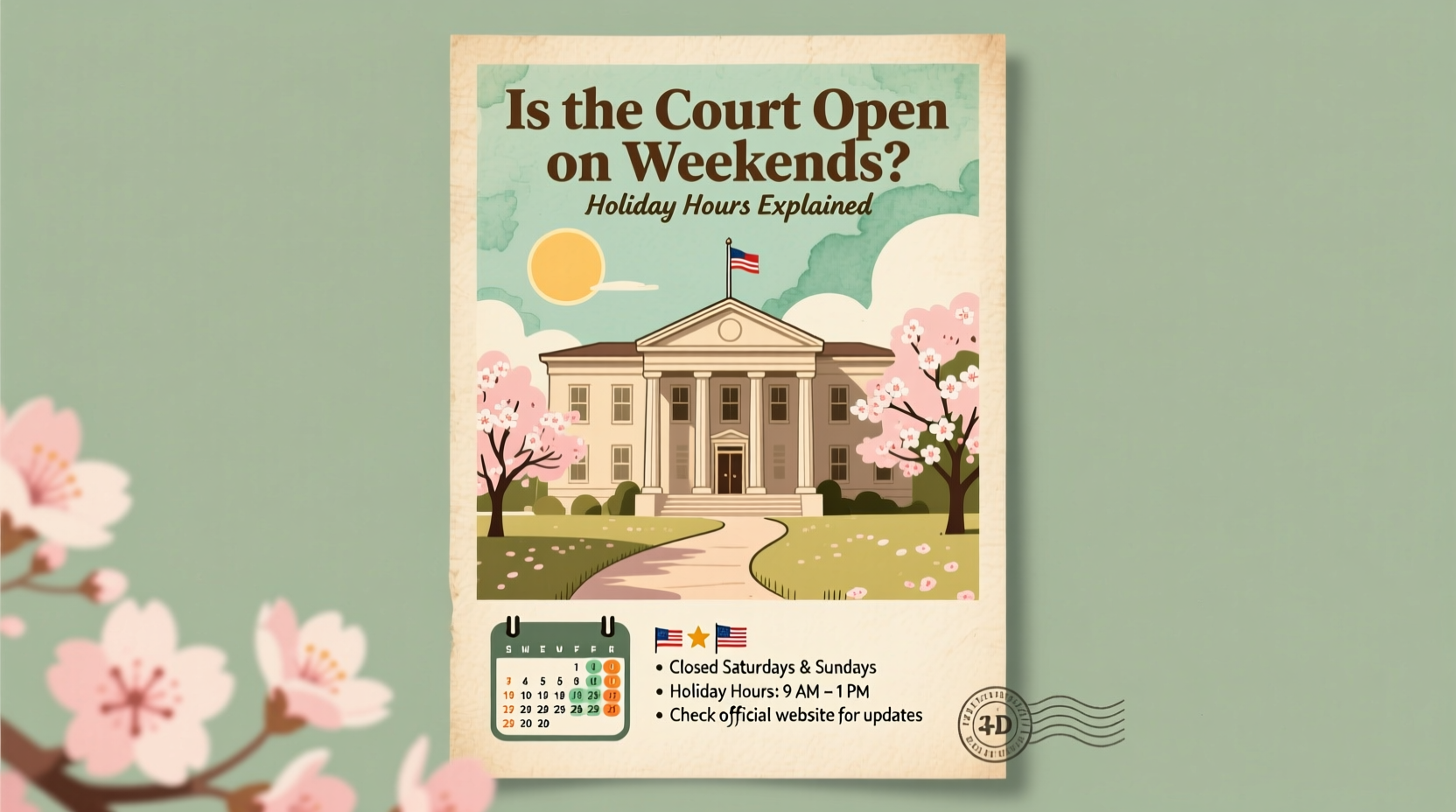 is the court open on weekends