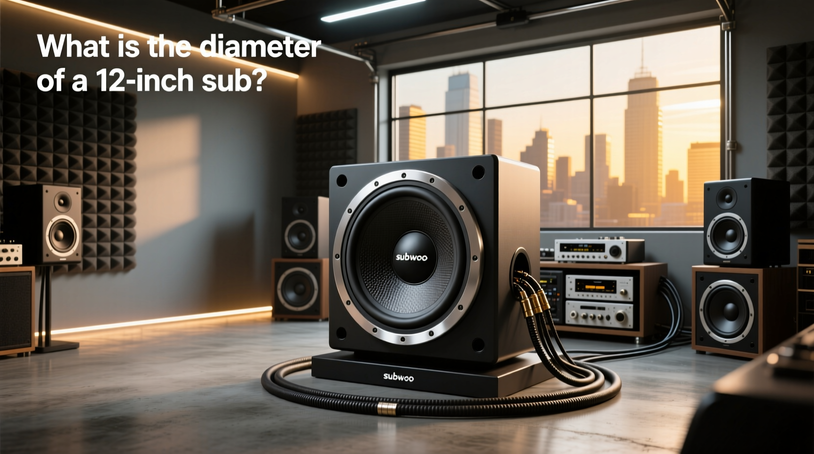 12 inch subwoofer fit power guide